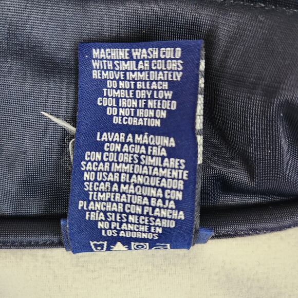 NordicTrack Jacket Mens Size Large Navy White Color Block Full Zip - Picture 10 of 14